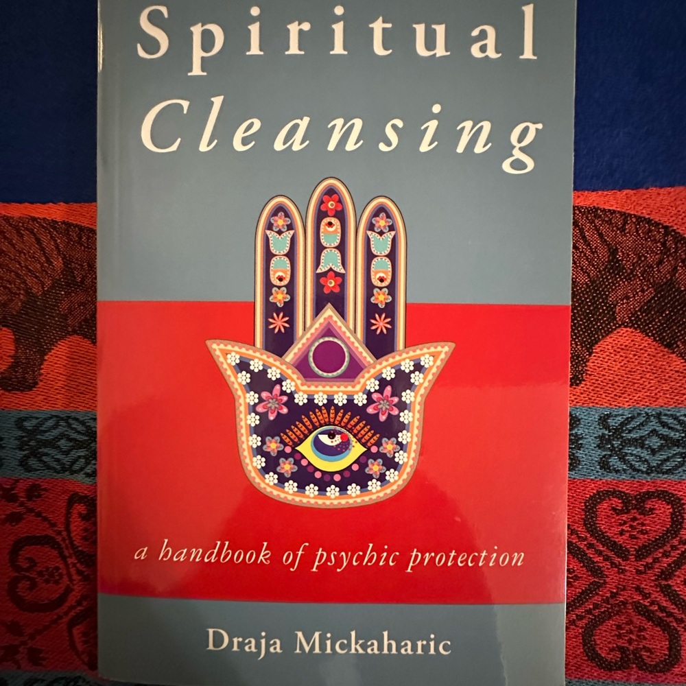 Spiritual Cleansing Book with Blue and Red Cover